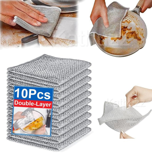 Non scratch dish washing cloth
