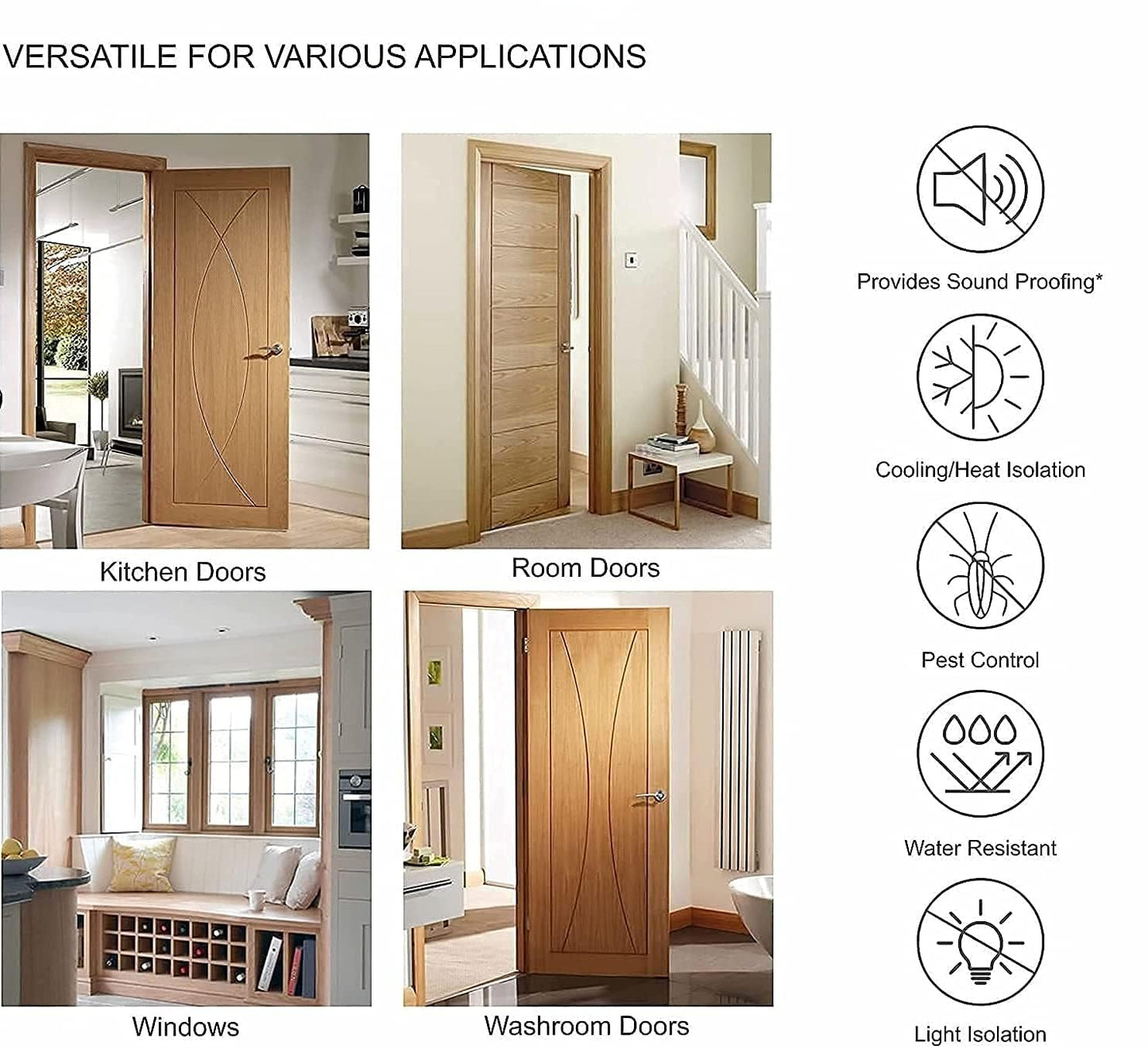 Flexible Door Bottom Sealing Strip - Buy 1 Get 1 Free