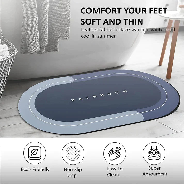Non Slip Silicon Floor Mat (Buy 1 Get 1  Free!!)
