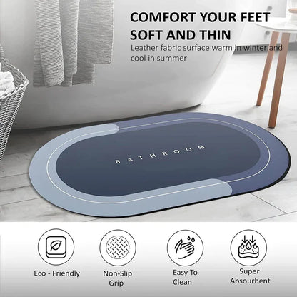 Non Slip Silicon Floor Mat (Buy 1 Get 1  Free!!)