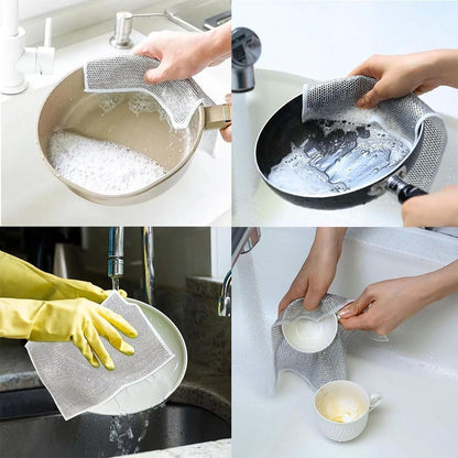 Non scratch dish washing cloth
