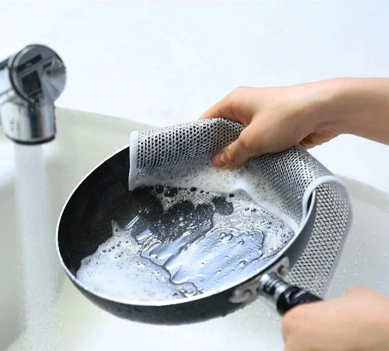 Non scratch dish washing cloth